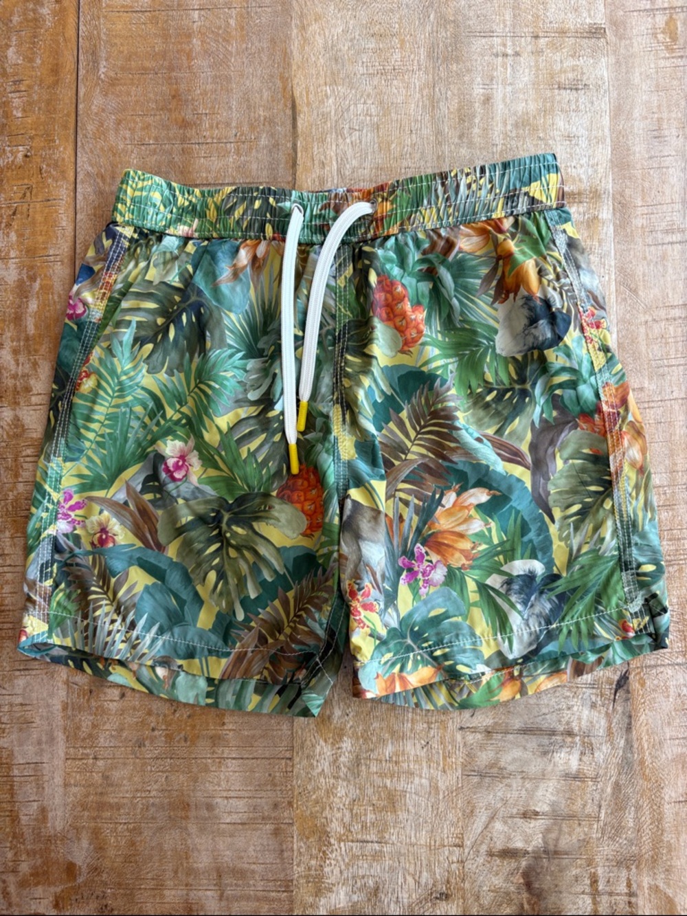 Hartford Boys Tropical Print Swim Trunks size 10